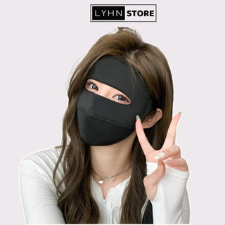 Khẩu trang hai lớp LYHN chống nắng che kín mặt, chống tia UV tái sử dụng - K08