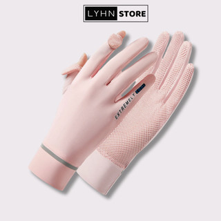 Găng tay hở hai ngón chống nắng UPF50+ LYHN chống tia UV thoáng khí thể thao cho nam nữ- GT04