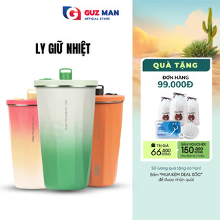 Ly giữ nhiệt METIS chất liệu inox 304 cao cấp, an toàn, dung tích 600ml kèm ống hút