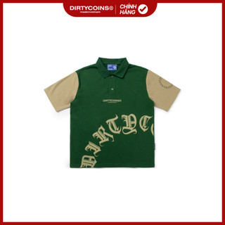 Áo Thun DirtyCoins Gothic Logo Polo - Green/Brown