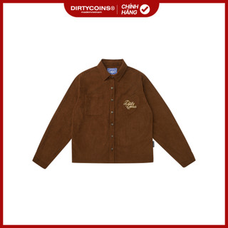 Áo Khoác DirtyCoins Love Corduroy Shirt Jacket - Brown
