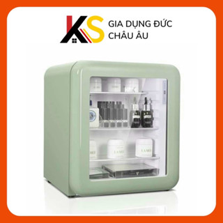 Tủ lạnh bảo quản mỹ phẩm chính hãng HCK 48L decor phong cách vintage