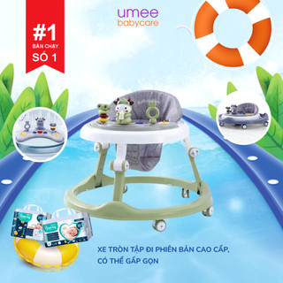 Xe Tròn Tập Đi Đa Năng Cho Bé,Có Bàn Ăn,Có Đèn,Đồ Chơi,Phát Nhạc,Chỉnh Cao Thấp,Gấp Gọn