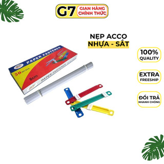 Hộp nẹp acco nhựa nẹp sắt, nẹp kẹp tài liệu