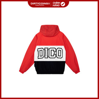 Áo Khoác DirtyCoins OG Logo Windbreaker Jacket - Red/White