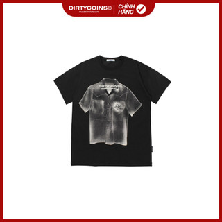 Áo Thun DirtyCoins Trompe L'oeil Relaxed T-shirt - Black