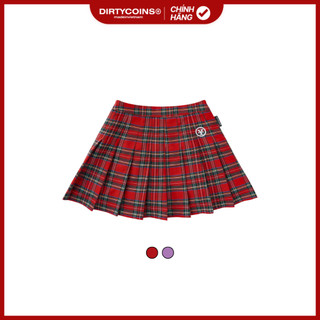 Chân Váy DirtyCoins Logo Plaid Tennis Skirt