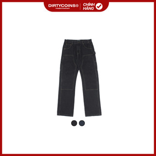 Quần DirtyCoins Logo Washed Knee Jeans