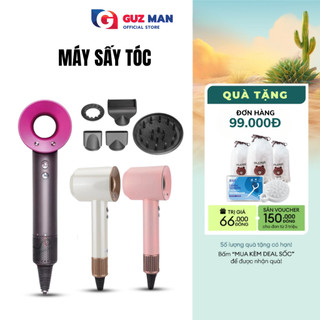 Máy sấy tóc tạo kiểu METIS không cánh quạt 2 SuperSonic chiều nóng lạnh 3 tốc độ sấy công suất 1600W