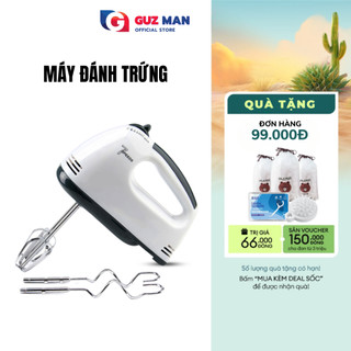 Máy Đánh Trứng Cầm Tay METIS Mini  7 Tốc Độ Công Suất 180W Tặng 4 Đầu Khuấy