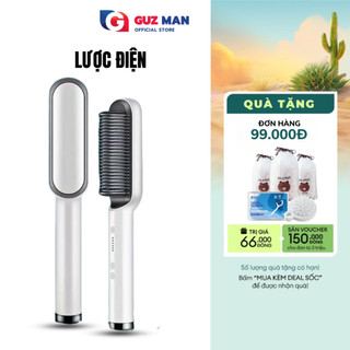Lược Điện  METIS Chải Tóc Tạo Kiểu Chuyên Nghiệp Kiêm Máy Uốn Duỗi Ép Tóc 3in1 Tạo Kiểu Tùy Sở Thích