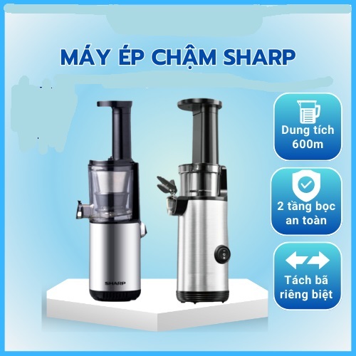 Máy ép chậm Sharp KS166, ks167 - Máy ép trái cây mini nhỏ gọn - Thiết kế hiện đại