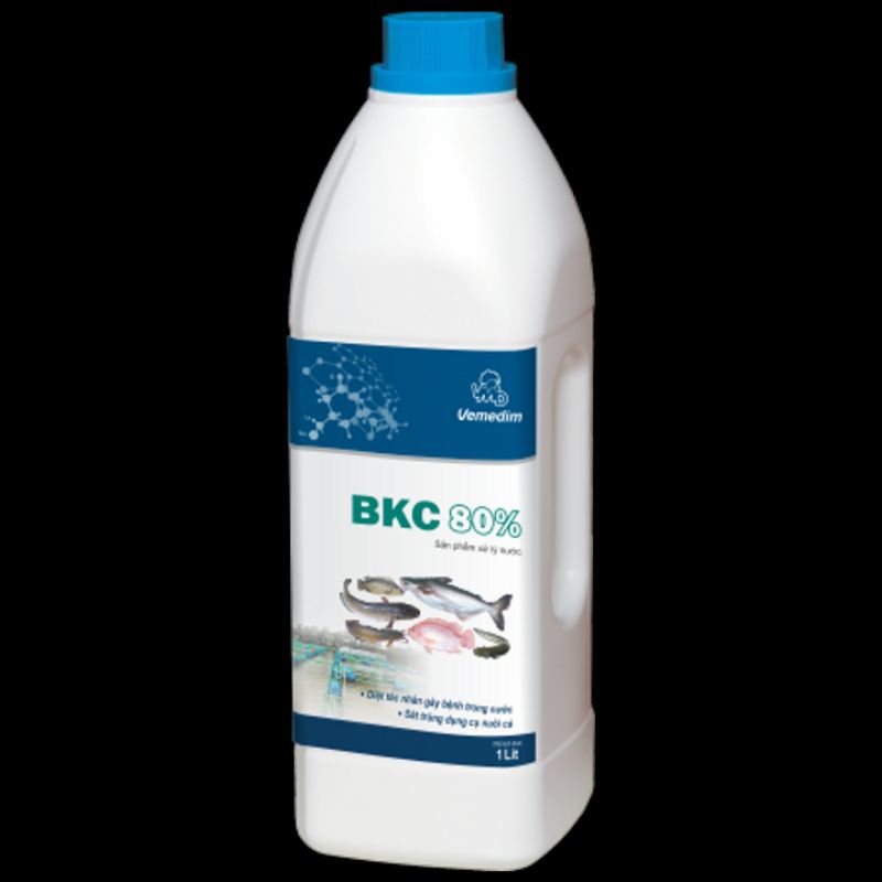 Vemedim BKC 80% (cá) - Diệt các loại vi khuẩn, nấm, nguyên sinh động vật trong nước ao nuôi