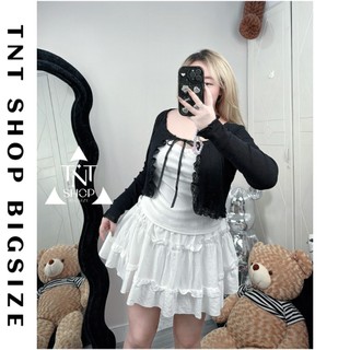 SET 2 ÁO BIGSIZE KÈM KHOÁC LỬNG REN [TNT SHOP BIGSIZE 60KG 90KG]
