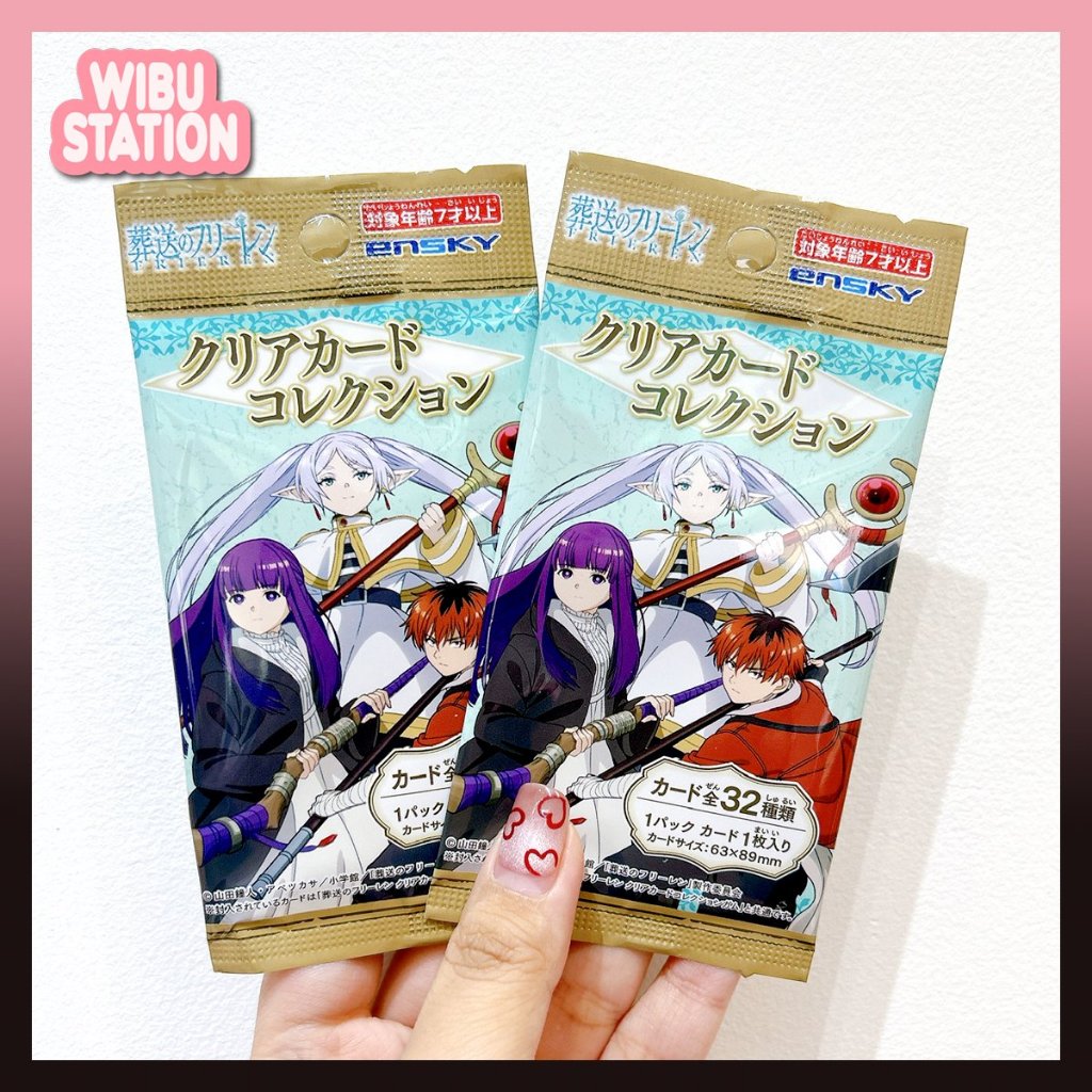 [WibuStation] Thẻ card nhân phẩm Clear Frieren – Pháp Sư Tiễn Táng