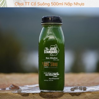 ❣️ Chai thủy tinh vuông cổ suôn miệng rộng nắp nhựa 350ml 500ml ❣️