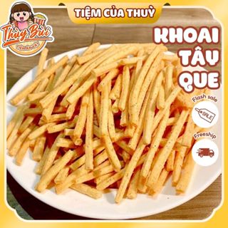 500G Bim Bim Khoai Tây Hương Ngó Sen, Snack Khoai Tây Bim Que Chua Cay giòn tan, đồ ăn vặt