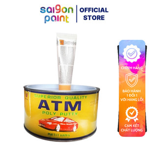 Bột Trét Xe Atm Lon 1Kg  Dễ Sử Dụng, Hiệu Quả Cao, Kết Dính Cực Tốt