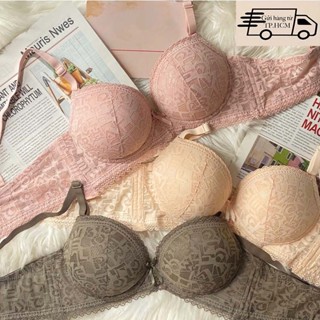   Áo Tăng Size  Áo Ngực Áo Lót Bra Nữ VISECRET BRA Áo Ren Gọng Nhựa Đệm Dày 6cm Nâng Ngực Tạo Khe -- 230902 