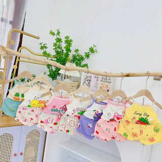 Bộ 2 dây gân tăm và lạnh bé gái cực cute chất siêu co dãn z6