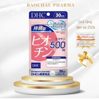 Viên uống Biotin DHC hỗ trợ mọc tóc nhanh, giảm rụng tóc hiệu quả (Gói 30v/ 30 ngày)