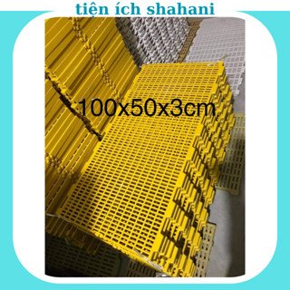 ( Loại 1) Sàn nhựa chăn nuôi chó mèo heo dê gà vịt kích thước 100x50x3cm dễ vệ sinh sạch sẽ