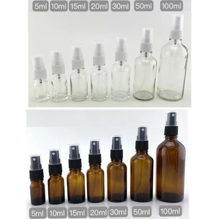 Chai thủy tinh xịt phun sương 30ml 50ml