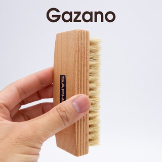 #83 Bàn chải lông heo rừng Saphir 12cm -- nhập Pháp phù hợp vệ sinh, đánh bóng giày da, đồ da ...