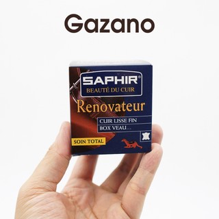 #41 kem dưỡng đồ da chuyên sâu saphir renovateur -nhập khẩu pháp 50ml dành cho giày da, túi,áo da