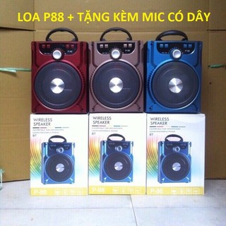 [linhkienthienphat.com giá sỉ] Loa p88- có bluetooth tăng míc có dây