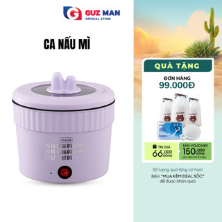 Nồi Lẩu Điện Mini Đa Năng METIS Ca Nấu Mì Cốc Ăn Lẩu Cô Đơn Dung Tích 1L Công Suất 500W Chống Dính Vân Đá