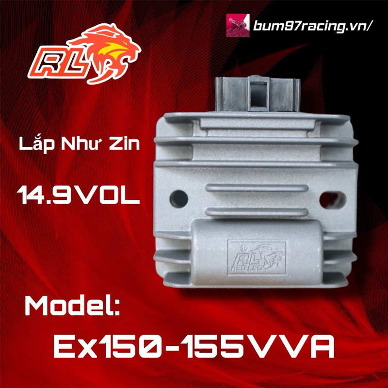 Sạc Lớn Redleo Cho Exciter Lắp Cho EXCITER 150 /155 / WAVE / Dream / Sirius / Si50 / Winner / Fu LED/ Dream / Fu 1
