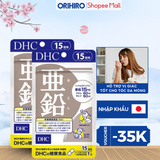 Combo 2 Gói Kẽm DHC Nhật Bản giúp cải thiện sức khỏe, tăng cường sinh lý gói 15 ngày