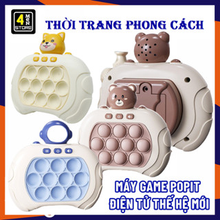 Máy Chơi Điện Tử POPIT Thế Hệ Mới - Đồ Chơi Bóp Bóp Giải Trí POP PIT Có Nhạc Có Đèn Nhiều Level