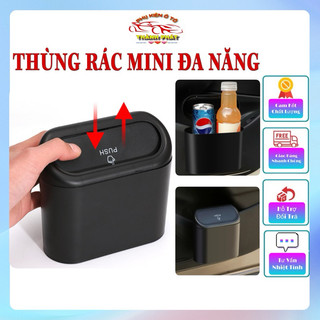 Thùng đựng rác mini đa năng dùng trên ô tô xe hơi bàn làm việc
