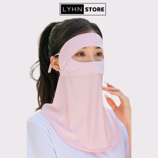 Khẩu Trang chống nắng SPF 50+ LYHN Chất vải mát lạnh chống tia UV bảo vệ vùng cổ triệt để - K12