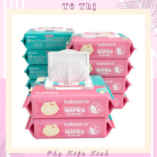 Khăn ướt lau tay mềm mịn cho bé, khăn ướt baby Wipe gói 80 tờ - Tô Thị
