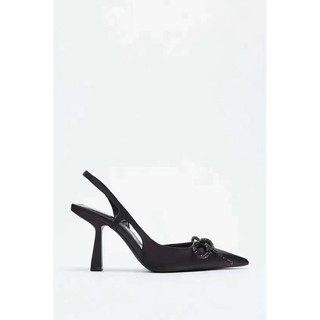 Order xuất dư 2021 giày cao gót nơ sáng slingback