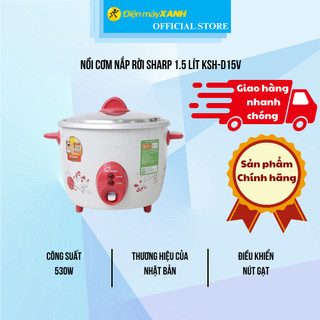 Nồi cơm nắp rời sharp 1.5 lít ksh-d15v
