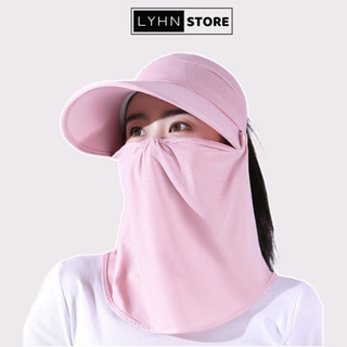 Mũ chống nắng LYHN tích hợp khẩu trang, chống nắng Tia Uv thoáng khí có thể tháo rời - K05