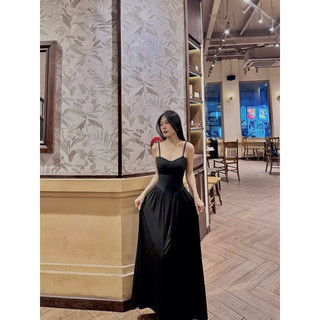 Đầm body 2s cổ viền from xoè suông phồng tự nhiên