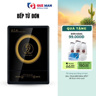Bếp điện từ đơn công suất 2000W mặt kính cường lực chịu lực, chịu nhiệt tốt  tiết kiệm điện METIS