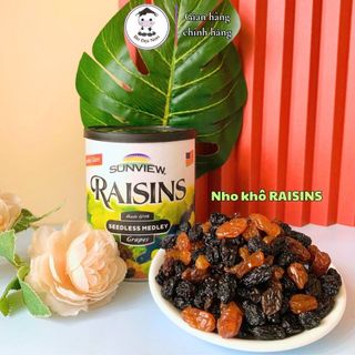 Nho Khô Mỹ SUNVIEW RAISINS Hũ 425g Loại Hỗn Hợp
