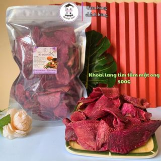 500Gr Khoai Lang Tím Sấy Tẩm Mật | Bò Đội Nón