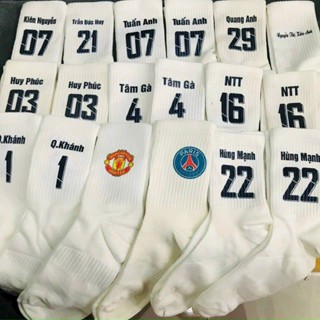 Tất Bóng Đá In Tên + Logo Theo Yêu Cầu ( Có Nhận In Lẻ )