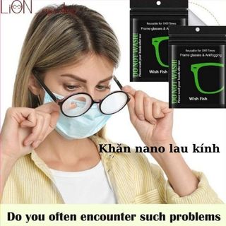 Khăn lau kính nano chống hơi nước hơi sương, khăn lau nano chống mờ kính