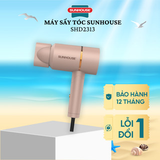  Máy sấy tóc Sunhouse SHD2313 Chính hãng, 2 chế độ, đầu sấy mỏ vịt, gấp gọn cho khách sạn