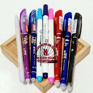 1 cây bút chaco ace pen gp-3176 ngòi bút 0,38mm gp 3199 ngòi 0.5 mm air erasable pen bay màu ,bút vẽ vải tự bay màu