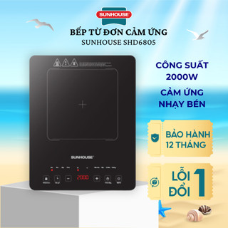 Bếp từ đơn cảm ứng SUNHOUSE SHD6805 -(TẶNG KÈM NỒI LẨU INOX) bảo hành chính hãng 12 tháng