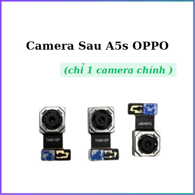 Camera sau oppo  A5s ,(1 camera chính)